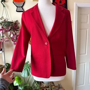 Sag Harbor Vibrant Red Blazer